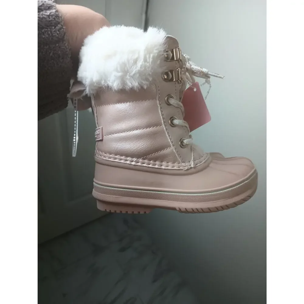 London‎ Fog Toddler Girls Lil Downing Court Cold Weather Boots Pink NWT Size 6